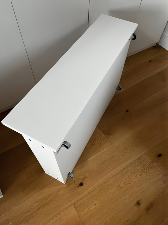 IKEA Malm Queen size bed frame with mattress - White