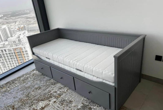 IKEA Hemness Daybed With 2 Mattress - Gray